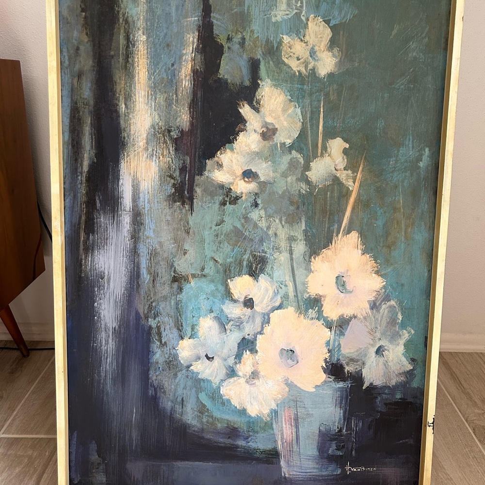 Original Mid-Century modern painting by artist Helen Von Buren (1920-2003) - Picture 7 of 8
